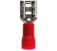 Zenitech - 10 cosses rouges clips femelles 6,3 mm