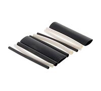 Zenitech Gaines thermo-rétractables pour fils Ø 1,6–12,7 mm – Lot de 10