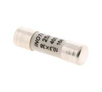 Zenitech - 3 Fusibles Céramique 10,3 x 38 mm - 25A - Gris - Certifiés NF - Sans Voyant - Puissance Max 25A - Idéal pour Circuits Électriques - Matériau Durable - Sécurité Optimale pour Installations