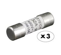 Lot de 5 fusibles céramique 10,3x 38-32A à voyant - NF - Zenitech
