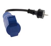 Zenitech Adaptateur Caravane Femelle CEE17 en mâle 16A - Bleu