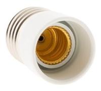 Zenitech - Adaptateur de douille fiche mâle E27 vers fiche femelle E14 blanc G