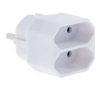 Zenitech - Adaptateur de prise type C - double