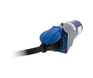ZENITECH Adaptateur de raccordement sans fil compact, femelle 16 A 2P+T vers mâle CEE 17, pour camping et bateau