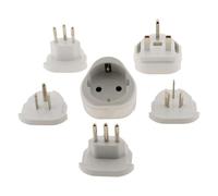 Zenitech Adaptateur de Voyage encastrable 2 Prises