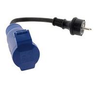 Zenitech Adaptateur Femelle CEE17 en mâle 16A 2P+T - Bleu