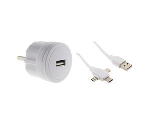 Zenitech Adaptateur USB avec cordon USB universel