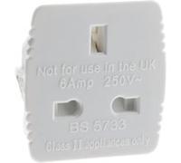 Zenitech - Adaptateur voyage France/UK - Blanc Blanc G