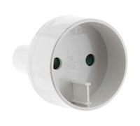 Zenitech Adaptateur voyage USA vers UE – Prise mâle USA vers femelle Europe – Sûr et durable – Blanc