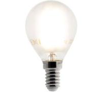 Zenitech - Ampoule déco e filaments LED sphérique E14 4W - Blanc chaud - 400lm 2700K