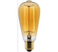 Zenitech - Ampoule déco filament carbone Edison 25W E27 blanc G