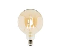 Zenitech - Ampoule déco filament LED ambrée 7W E27 720lm 2500K - Globe -