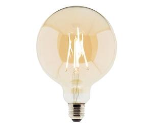 Zenitech Ampoule déco filament LED ambrée 7W E27 720lm 2500K - Globe - Elexity