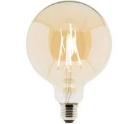Ampoule déco filament LED ambrée 7W E27 720lm 2500K - Globe - Elexity