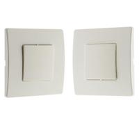 Zenitech Appareillage encastrable va et Vient sans Fil - Blanc - Venus