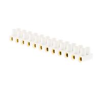 Zenitech - Barrette 12 plots section 4mm² - Blanc