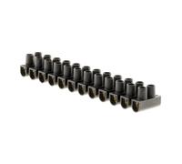Zenitech Barrettes 12 plots 4 mm² Noir