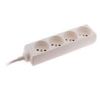 ZENITECH Bloc multiprises 4 prises 16A blanc