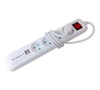 Zenitech - Bloc 4x 16A 2P+T avec interrupteur +2xUSB - Blanc G