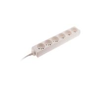 Bloc 6 Prises 16A 2P+T - Blanc - Zenitech