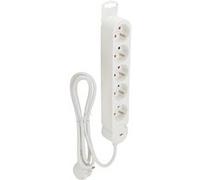 Zenitech - Bloc multiprise Iota 5x16A + interrupteur - Blanc G