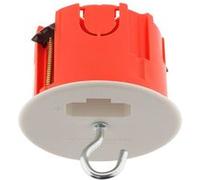 Zenitech Boîte DCL Point de centre pour murs creux (placo) Ø65 mm – Rouge