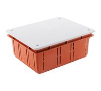 Zenitech Boîte de dérivation à encastrer 160 x 130 x 70mm - Rouge