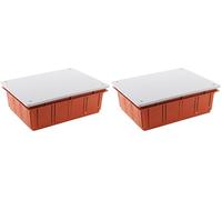 Zenitech - Boîte de dérivation à encastrer 196 x 152 x 70 (Lot de 2)