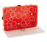 Zenitech - Boîte de dérivation cloison sèche 170x110x40mm - Rouge