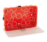 Boîte de dérivation cloison sèche 170x110x40mm - Rouge - Zenitech