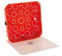 Zenitech - Boîte de dérivation cloison sèche 170x170x45mm - Rouge