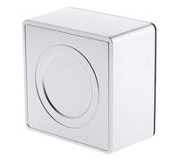 Zenitech, Boîte de Dérivation en Saillie Vulco, Silver, Plastique Polycarbonate, Norme CE, Installation Facile Sans Outil, Compatible Moulures Standards, Garantie 2 Ans, Design Contemporain