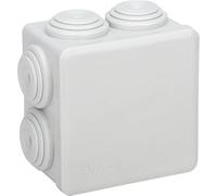Zenitech, Boîte de Dérivation IP55 pour Cloisons Sèches, 60x60x40mm, Blanc, Résistante à l'Humidité et à la Poussière, Installation Facile et Discrète, Protection Optimale pour Câblages Électriques