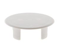 NONAME 120171 Zenitech d'Encastrement 120171-Couvercle pour Boîte de Diamètre 65mm avec 2 Vis-Haute Qualité-Pas de Piles Requises-Fabriqué en Chine-Blanc-65mm, Blanc