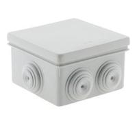 Zenitech Boîte de dérivation étanche 80 x 80 x 46 mm – Gris – IP55