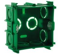 Zenitech - Boîte maçonnerie 75x75mm - appareillage vis et griffes livré + vis - Vert Vert G
