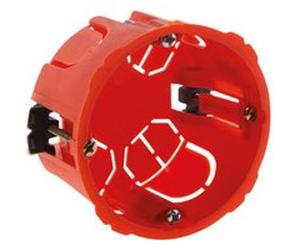 Zenitech - Boite placo Ø67x40mm appareillage vis & griffes + vis Rouge G