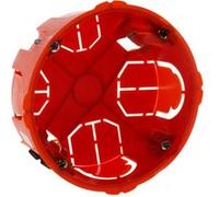 Zenitech - Boîte placo appareillage vis et griffes - Ø85x40mm + vis - Rouge Rouge G