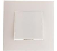 Zenitech - Bouton poussoir 10A à bornes automatiques - blanc blanc G