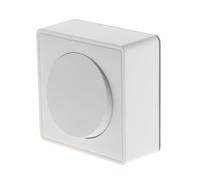 Zenitech - Bouton Poussoir 10A en Saillie Vulco - Installation Facile sans Outils - Idéal pour tous Intérieurs - Fixation Simple par Clips - Blanc
