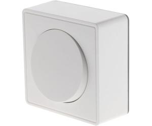 Zenitech - Bouton Poussoir 10A en Saillie Vulco - Installation Facile sans Outils - Idéal pour tous Intérieurs - Fixation Simple par Clips - Blanc (Lot de 5)