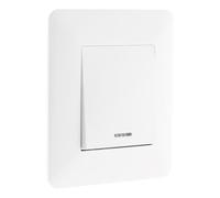 Zenitech - Bouton Poussoir à Voyant 10A - Blanc - Artezo