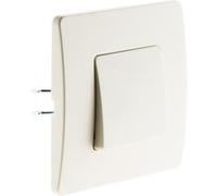 Zenitech - Bouton poussoir bornes auto - blanc - Venus blanc G