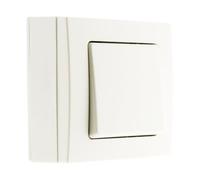Zenitech - Bouton Poussoir saillie Blanc - Bel'Vue