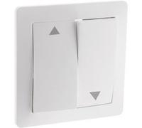 Zenitech - Bouton poussoir volet roulant - Blanc - Orys blanc