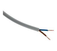 Câble d'alimentation électrique H05VV-F 2x 1mm² - Gris - 25m - Zenitech