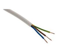 Câble d'alimentation électrique H05VV-F 3G1,5mm² blanc - 200m - Zenitech