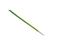 Zenitech - Câble d'Alimentation Électrique H07V-U 1,5 mm² - Conducteur Monobrin avec Isolant PVC - Usage Intérieur - Raccordements Résidentiels - Tension Nominale Jusqu'à 700V - 25 m - Jaune et Vert