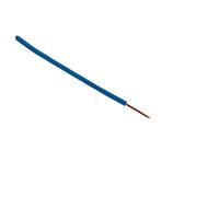 Zenitech - Câble d'Alimentation Électrique H07V-U 1,5mm² - Conducteur Monobrin avec Isolant PVC - pour Installation Intérieure - Supporte Jusqu'à 700V - Bleu - 10m