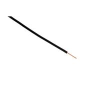 Zenitech - Câble d'Alimentation Électrique H07V-U 2,5mm² - Conducteur Monobrin avec Isolant en PVC - pour Raccordements Intérieurs Résidentiels - Tension Max 700V - Noir - 25m